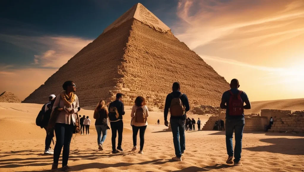 Exploring the Pyramids of Giza